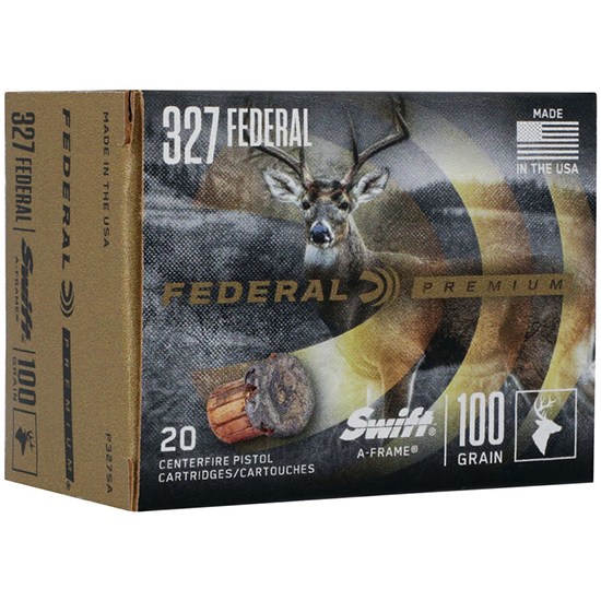 FED SWIFT A-FRAME 327FED 100GR JHP 20/10 - Ammunition